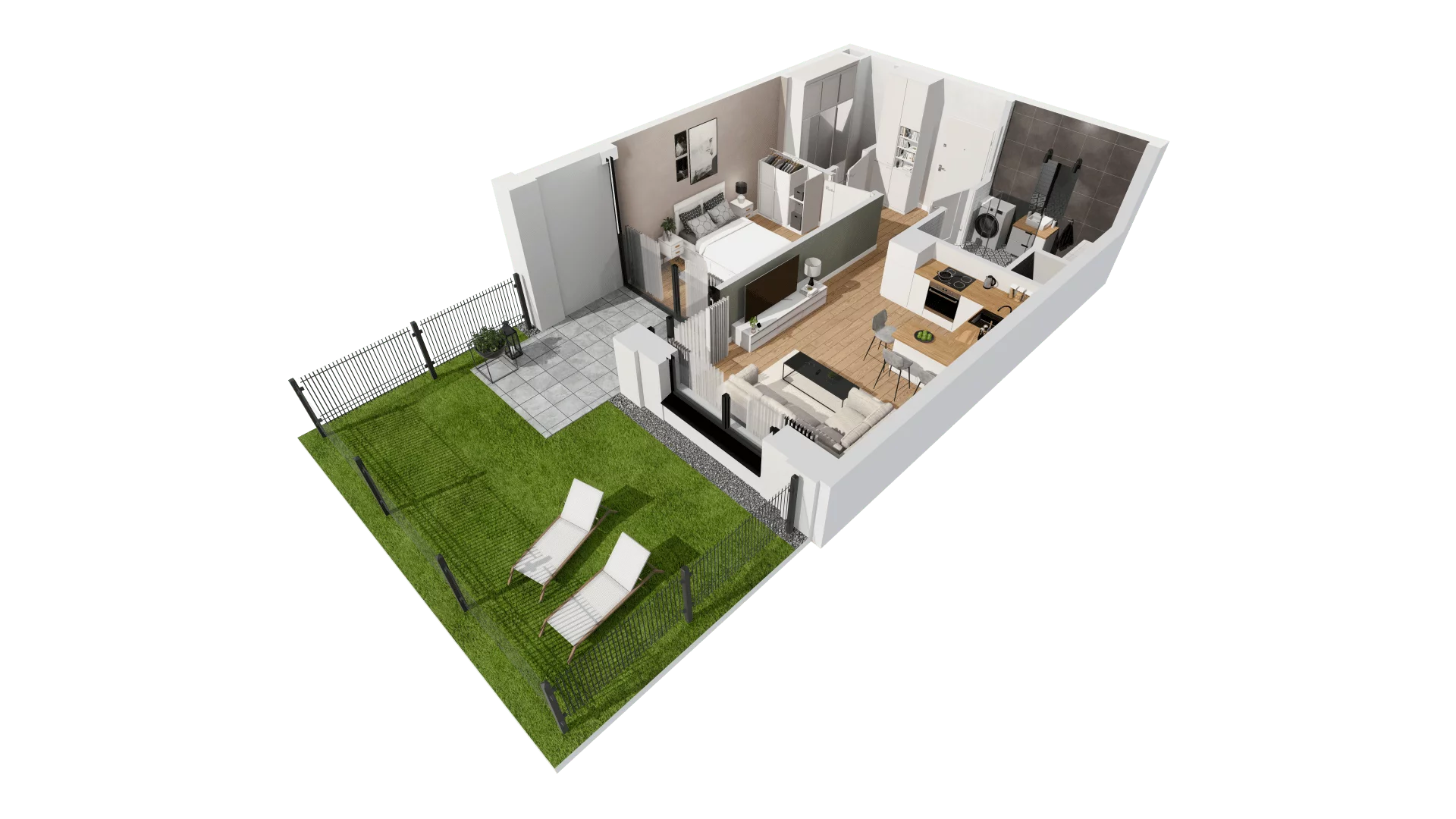 Mieszkanie 42,02 m², piętro 1, oferta nr G/72, DOKI Living - etap II, Gdańsk, Śródmieście, ul. Aleja Doki-idx