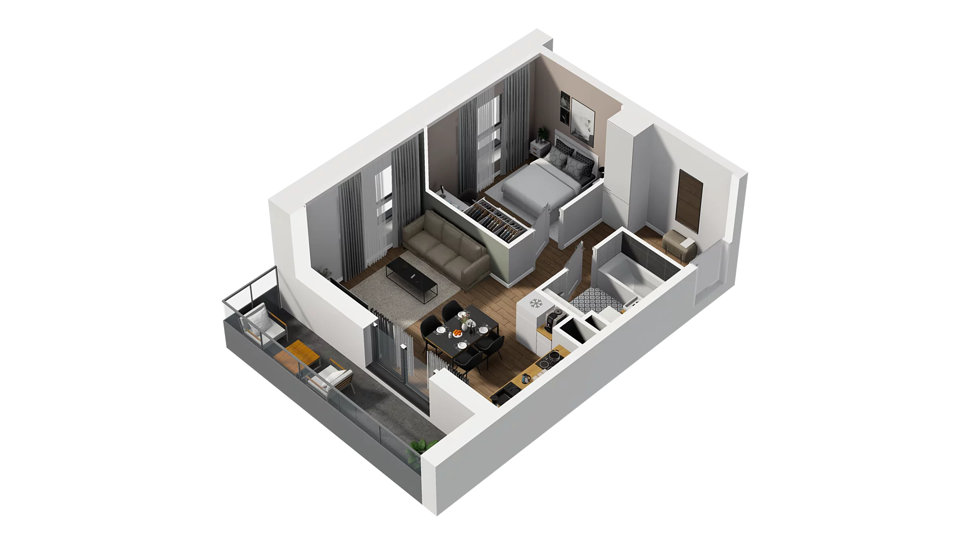 2 pokoje, mieszkanie 38,88 m², piętro 1, oferta nr D/10, Osiedle Warszawska - etap II, Gdańsk, Ujeścisko-Łostowice, Ujeścisko, ul. Warszawska