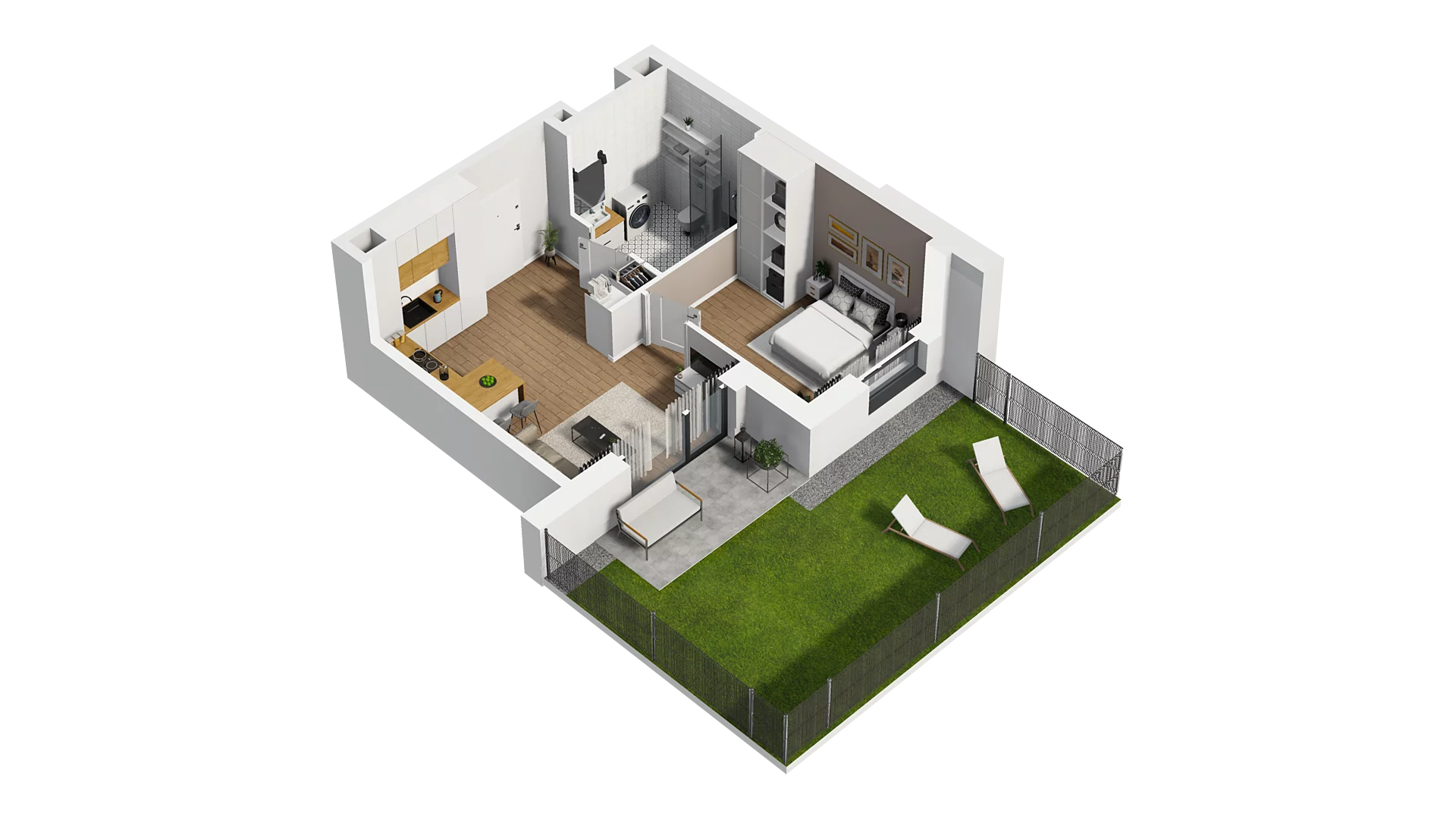 2 pokoje, mieszkanie 38,64 m², piętro 1, oferta nr D/9, Osiedle Warszawska - etap II, Gdańsk, Ujeścisko-Łostowice, Ujeścisko, ul. Warszawska