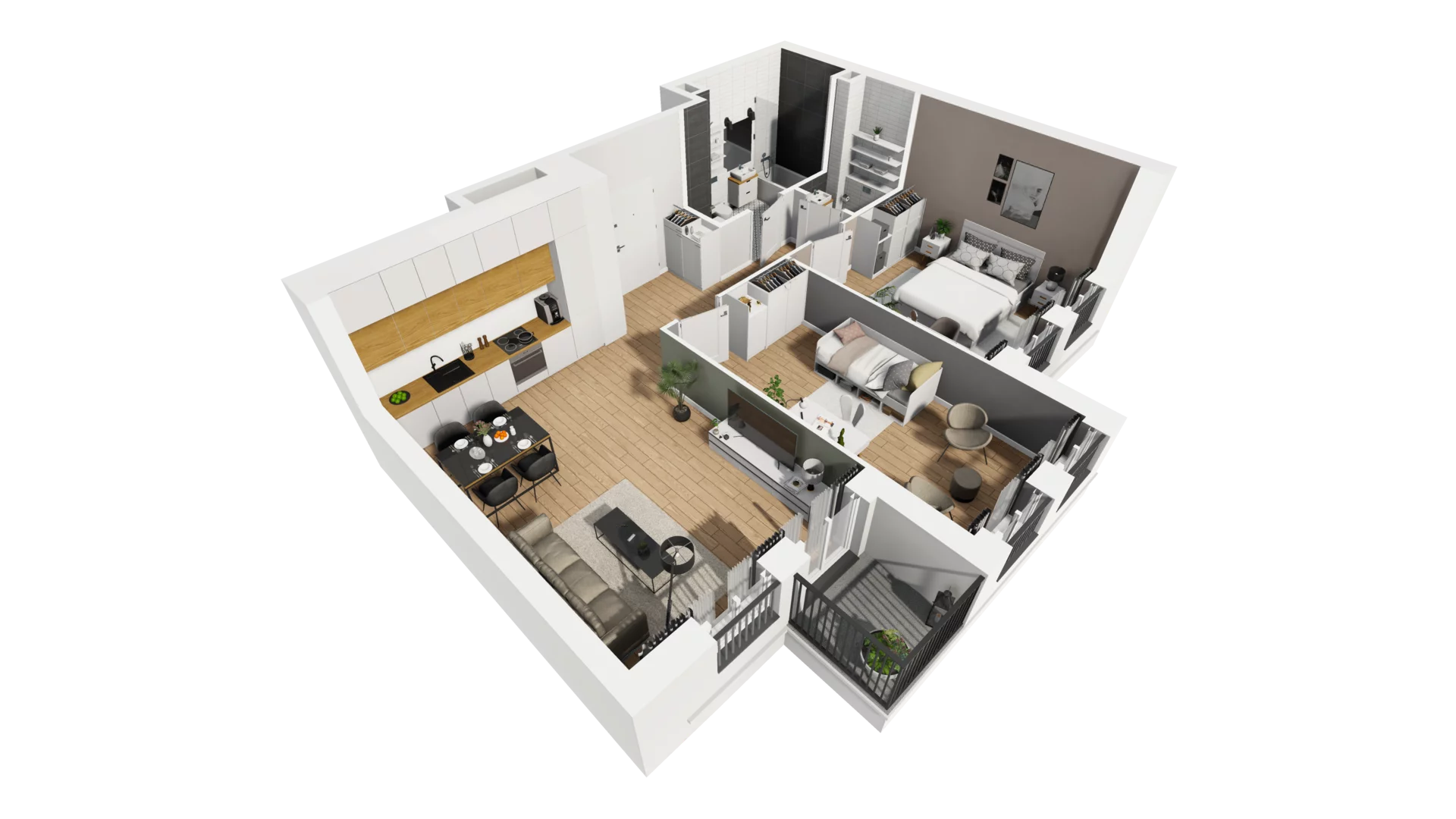 3 pokoje, mieszkanie 66,83 m², piętro 1, oferta nr A/4, Jaskółcza, Gdańsk, Śródmieście, Dolne Miasto, ul. Jaskółcza