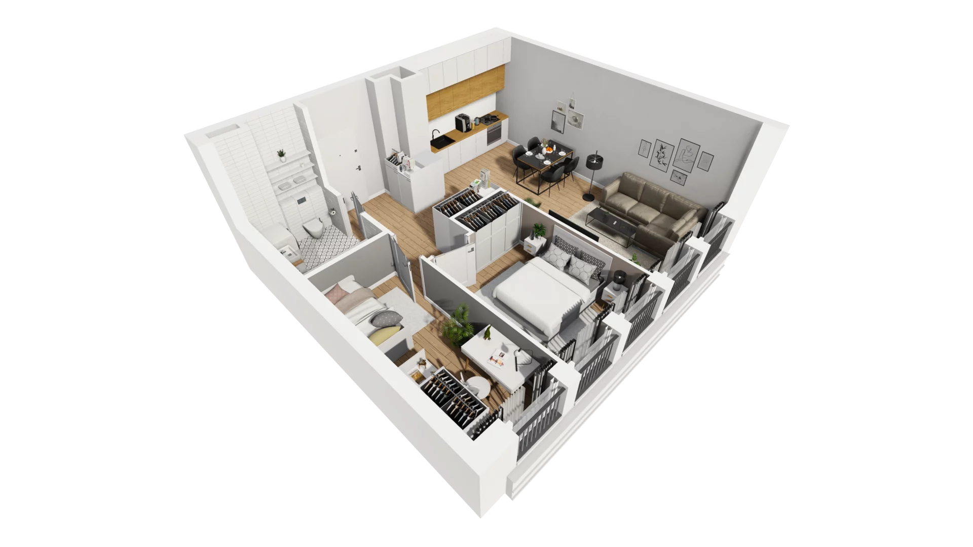 3 pokoje, mieszkanie 51,79 m², piętro 1, oferta nr A/32, Jaskółcza, Gdańsk, Śródmieście, Dolne Miasto, ul. Jaskółcza
