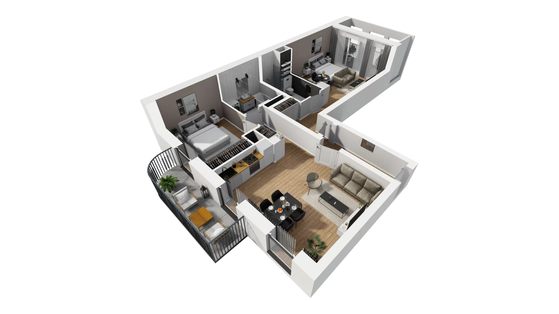 3 pokoje, mieszkanie 80,62 m², piętro 3, oferta nr A/30, Esencja, Gdańsk, Śródmieście, Dolne Miasto, ul. Kamienna Grobla / Jałmużnicza