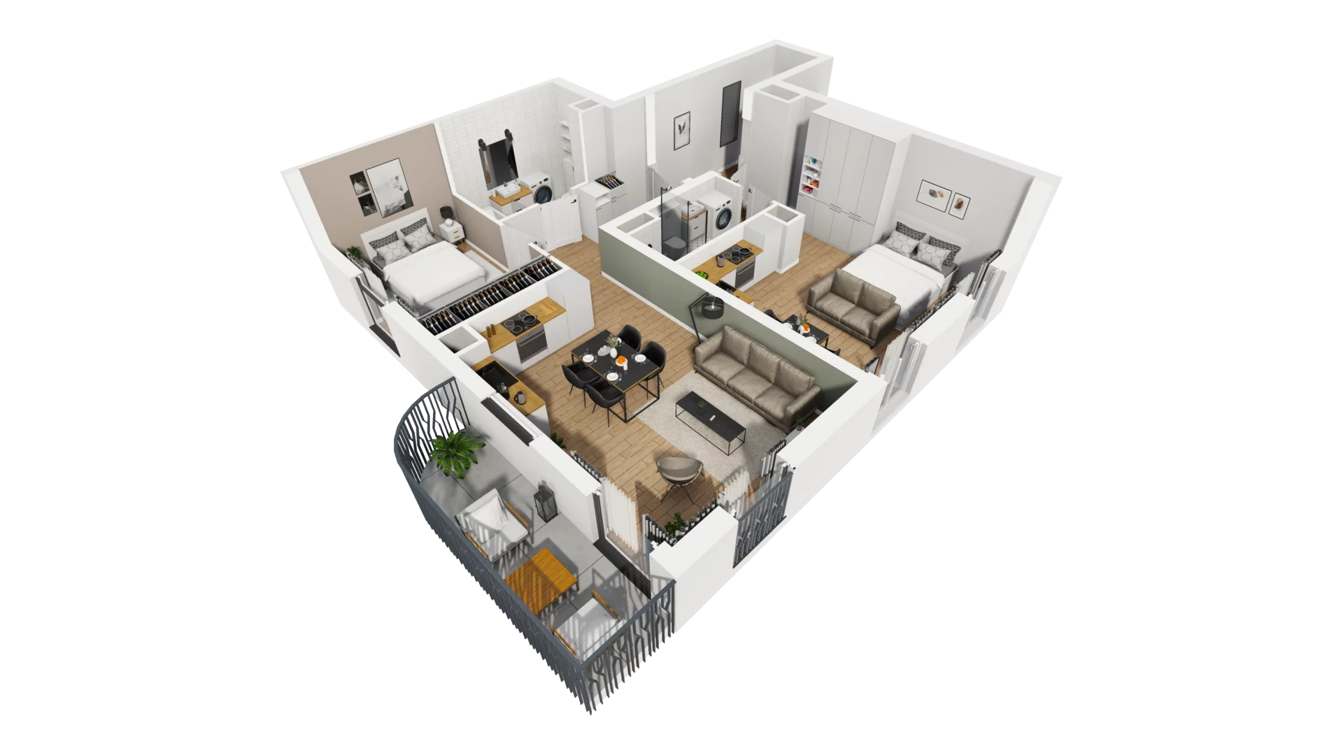 3 pokoje, mieszkanie 74,31 m², piętro 1, oferta nr A/11, Esencja, Gdańsk, Śródmieście, Dolne Miasto, ul. Kamienna Grobla / Jałmużnicza