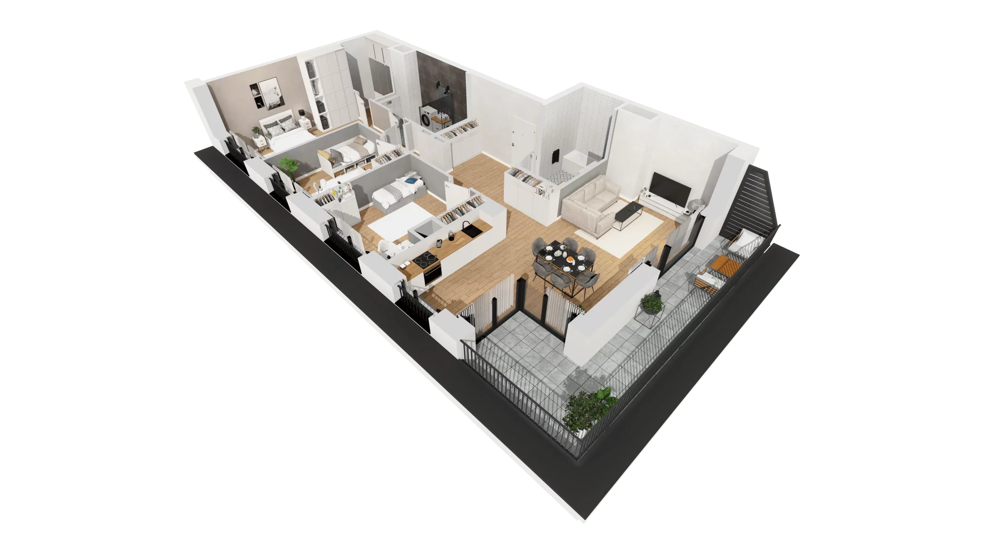 Mieszkanie 99,86 m², piętro 7, oferta nr G/141, DOKI Living - etap II, Gdańsk, Śródmieście, ul. Aleja Doki