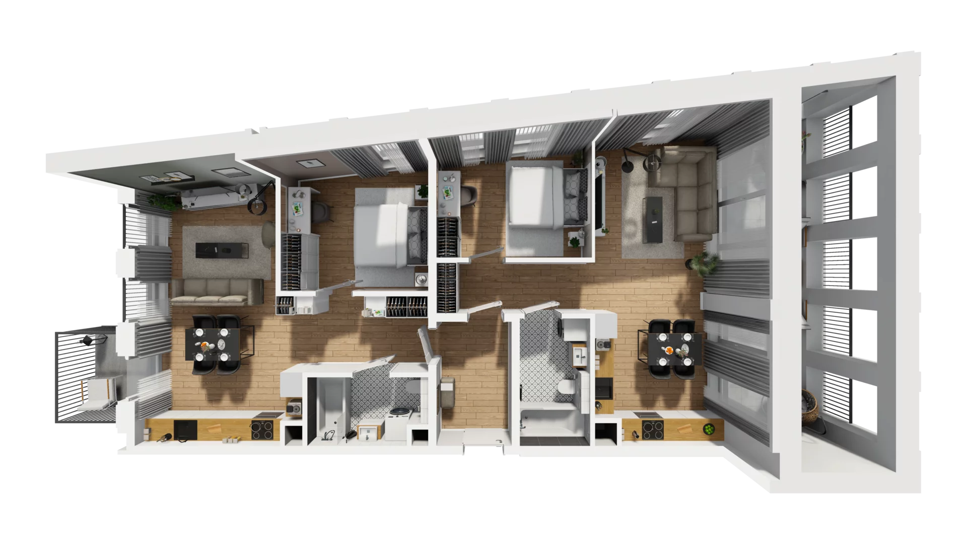 4 pokoje, mieszkanie 91,11 m², piętro 1, oferta nr A/30, Jaskółcza, Gdańsk, Śródmieście, Dolne Miasto, ul. Jaskółcza