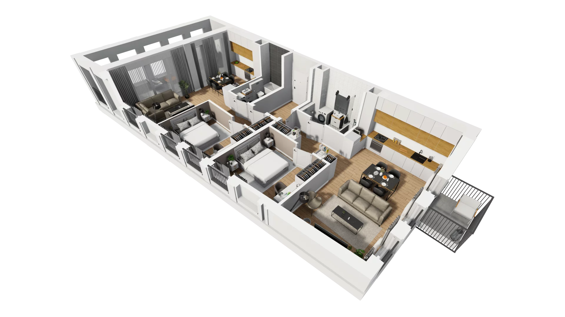 4 pokoje, mieszkanie 91,11 m², piętro 1, oferta nr A/30, Jaskółcza, Gdańsk, Śródmieście, Dolne Miasto, ul. Jaskółcza