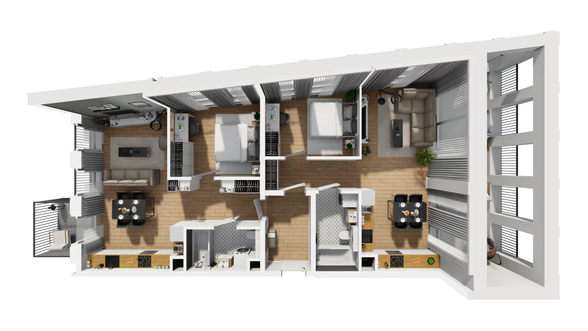 4 pokoje, mieszkanie 91,78 m², piętro 2, oferta nr A/39, Jaskółcza, Gdańsk, Śródmieście, Dolne Miasto, ul. Jaskółcza