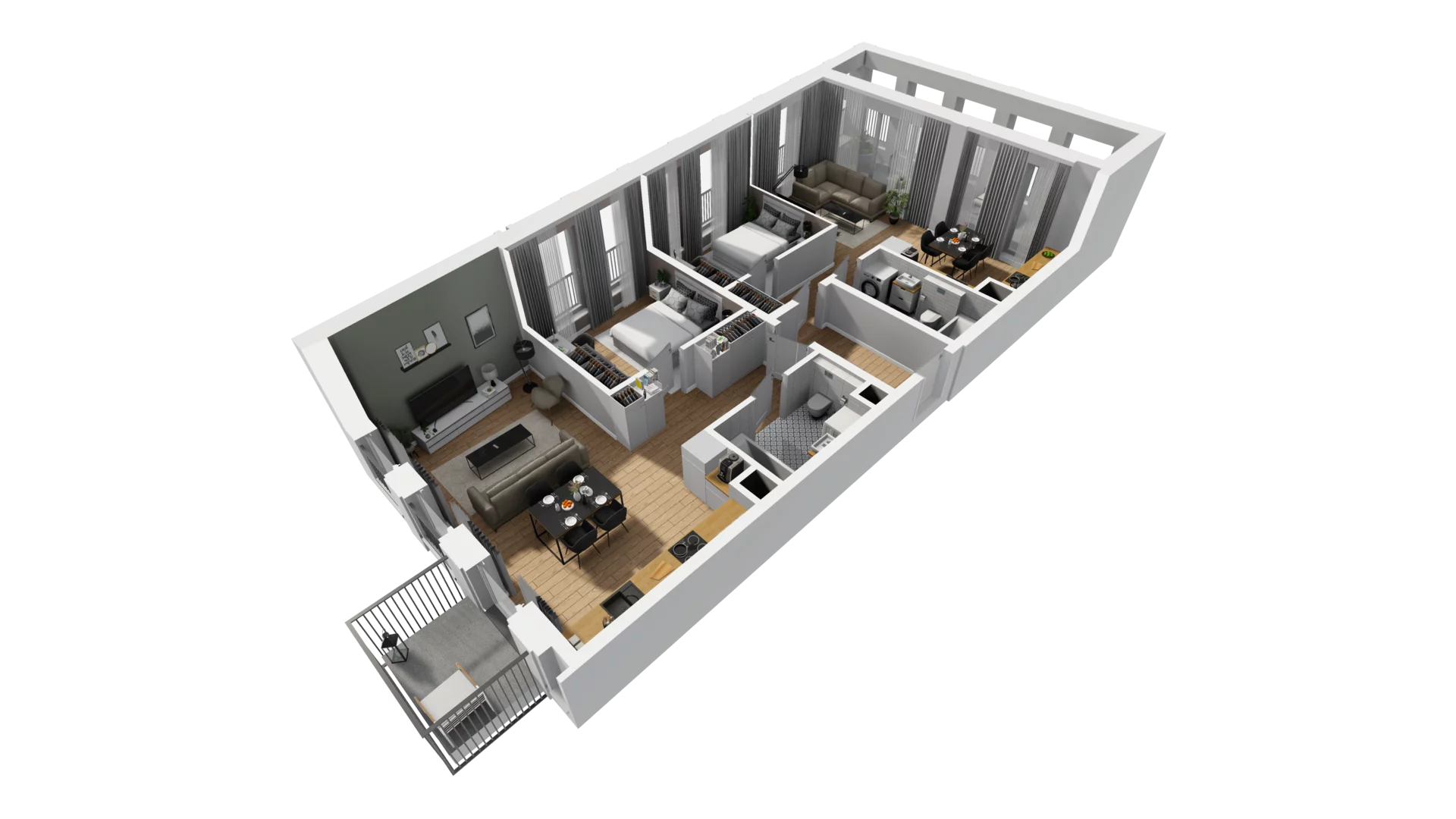4 pokoje, mieszkanie 91,78 m², piętro 2, oferta nr A/39, Jaskółcza, Gdańsk, Śródmieście, Dolne Miasto, ul. Jaskółcza