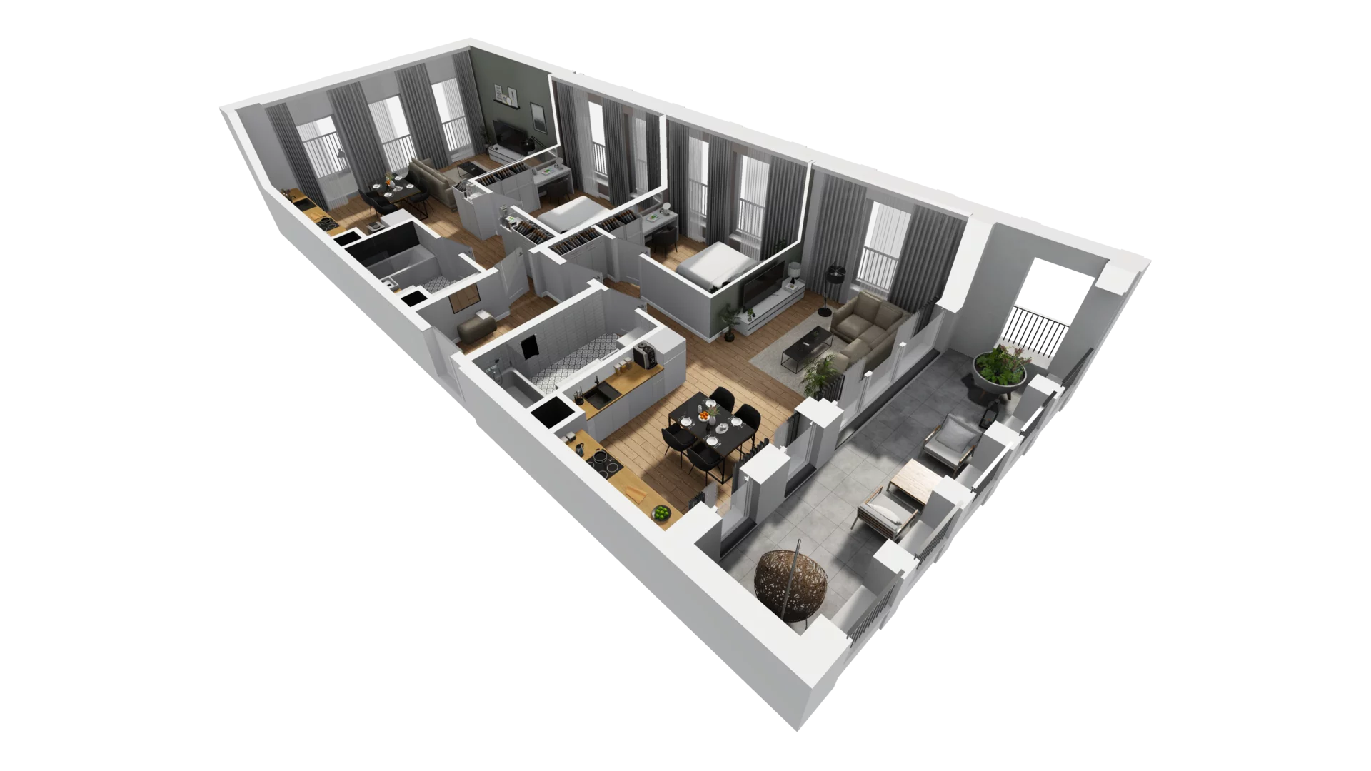 4 pokoje, mieszkanie 91,78 m², piętro 2, oferta nr A/39, Jaskółcza, Gdańsk, Śródmieście, Dolne Miasto, ul. Jaskółcza