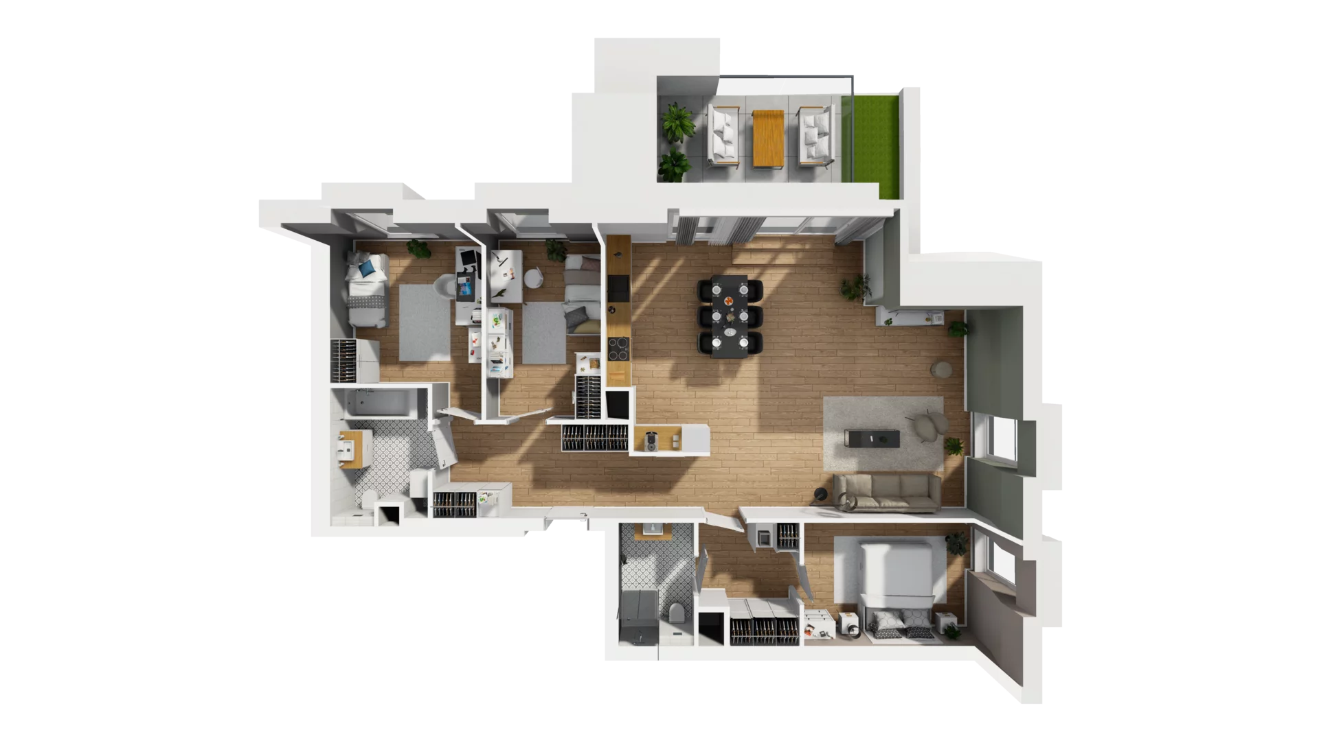 4 pokoje, mieszkanie 108,58 m², piętro 5, oferta nr A/56, Esencja, Gdańsk, Śródmieście, Dolne Miasto, ul. Kamienna Grobla / Jałmużnicza