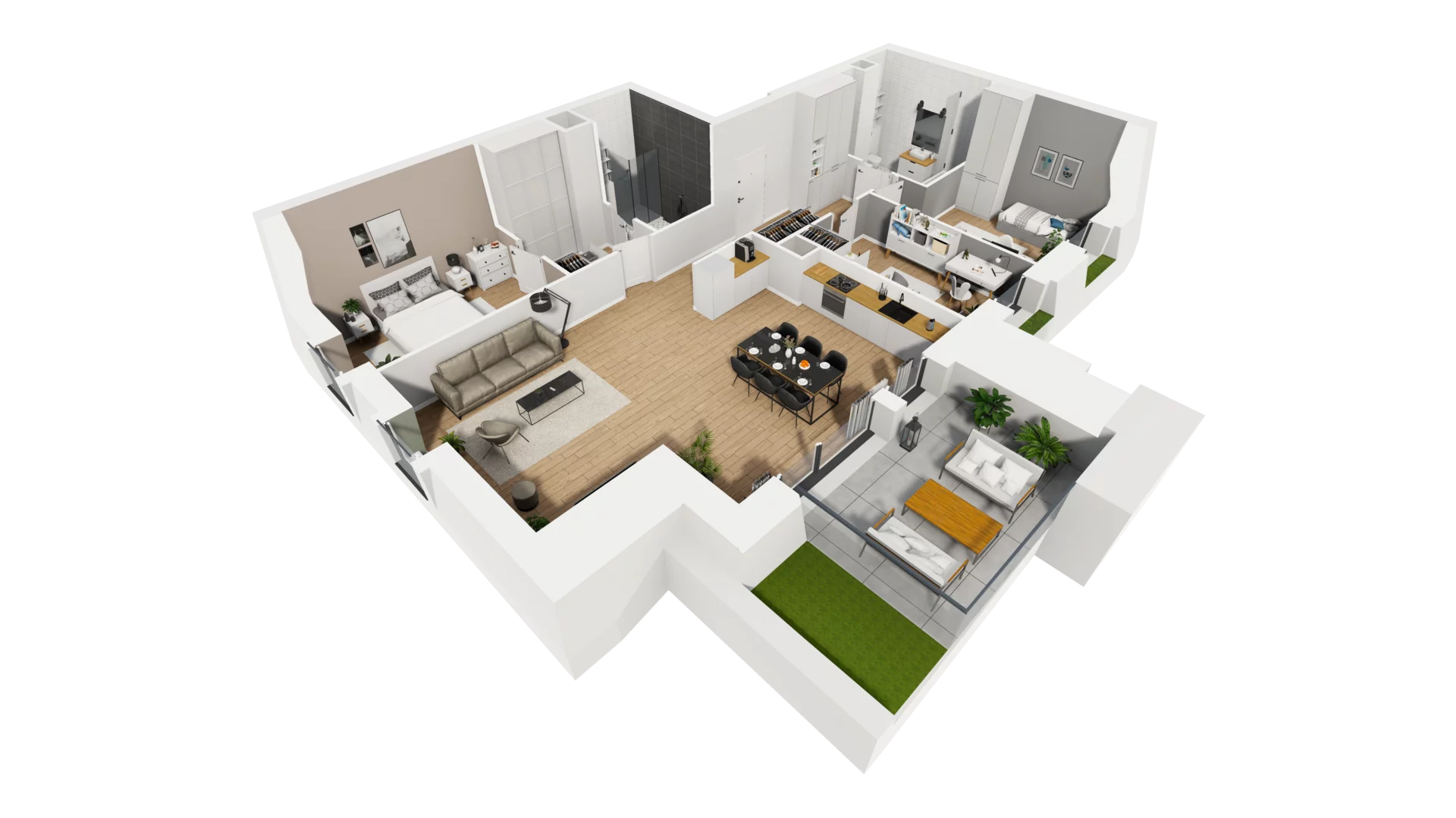 4 pokoje, mieszkanie 108,58 m², piętro 5, oferta nr A/56, Esencja, Gdańsk, Śródmieście, Dolne Miasto, ul. Kamienna Grobla / Jałmużnicza