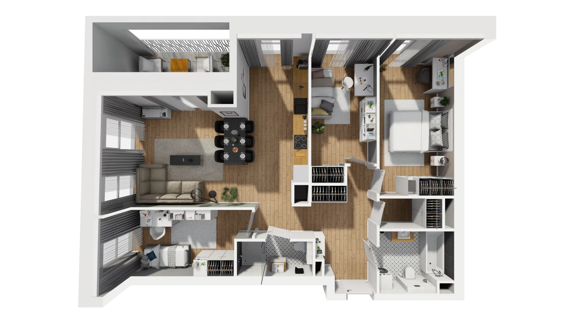 4 pokoje, mieszkanie 85,78 m², piętro 1, oferta nr A/70, Esencja, Gdańsk, Śródmieście, Dolne Miasto, ul. Kamienna Grobla / Jałmużnicza