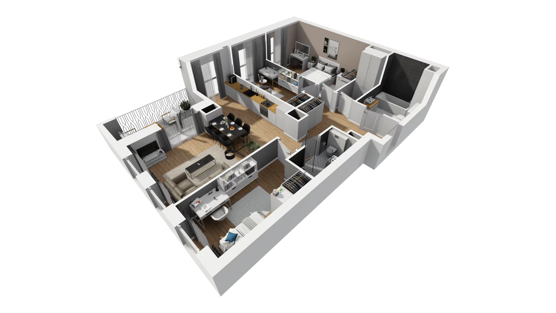 4 pokoje, mieszkanie 85,78 m², piętro 1, oferta nr A/70, Esencja, Gdańsk, Śródmieście, Dolne Miasto, ul. Kamienna Grobla / Jałmużnicza