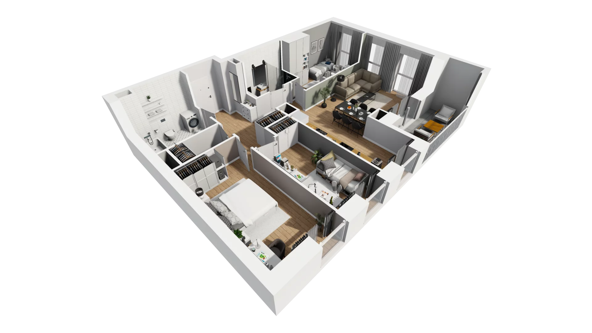 4 pokoje, mieszkanie 85,78 m², piętro 1, oferta nr A/70, Esencja, Gdańsk, Śródmieście, Dolne Miasto, ul. Kamienna Grobla / Jałmużnicza