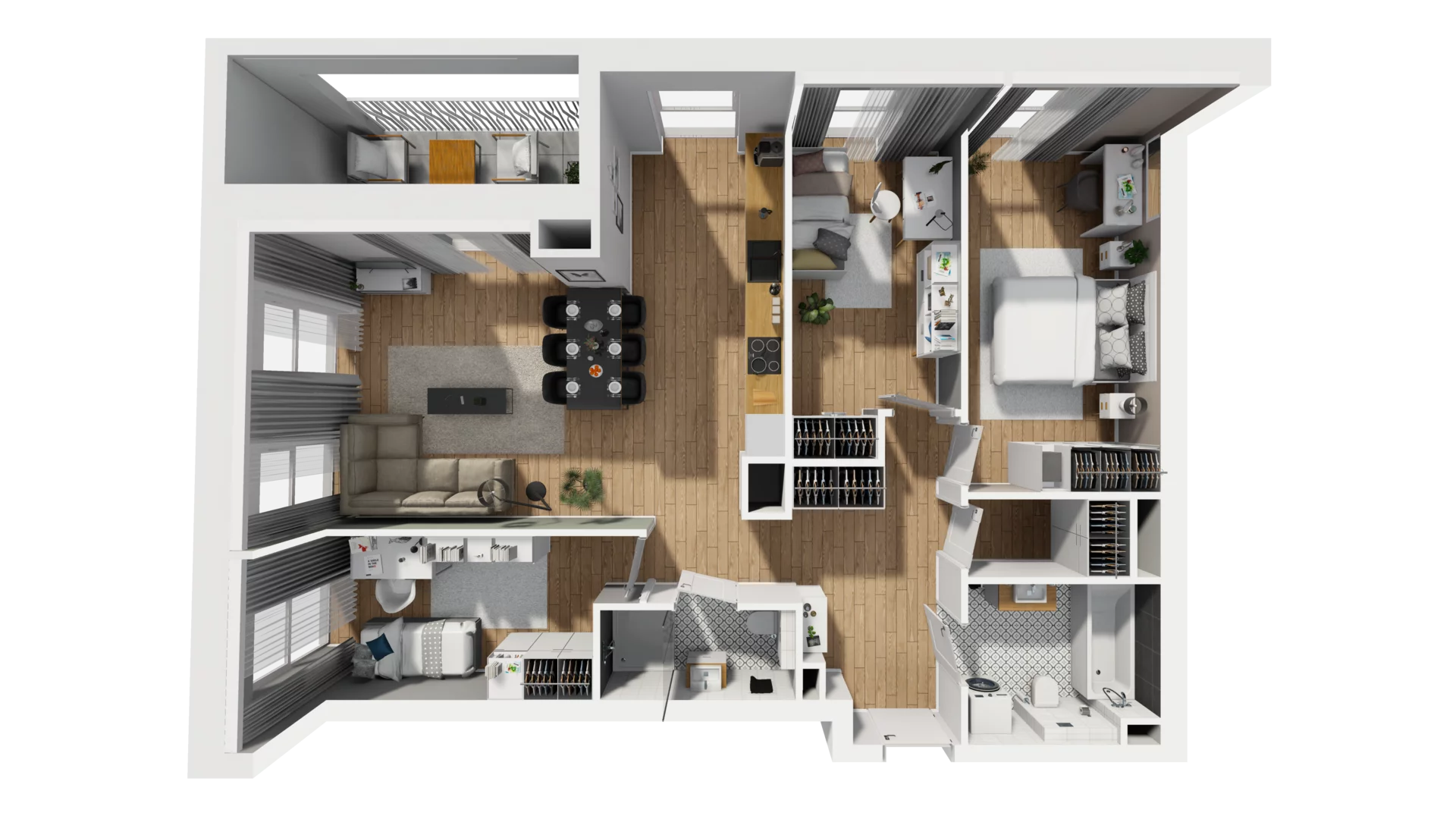 4 pokoje, mieszkanie 85,84 m², piętro 2, oferta nr A/79, Esencja, Gdańsk, Śródmieście, Dolne Miasto, ul. Kamienna Grobla / Jałmużnicza