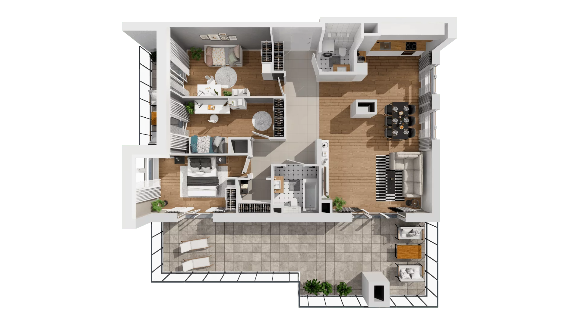 4 pokoje, mieszkanie 108,15 m², piętro 6, oferta nr Ł/64, Perspektywa, Gdańsk, Siedlce, ul. Powstańców Warszawskich