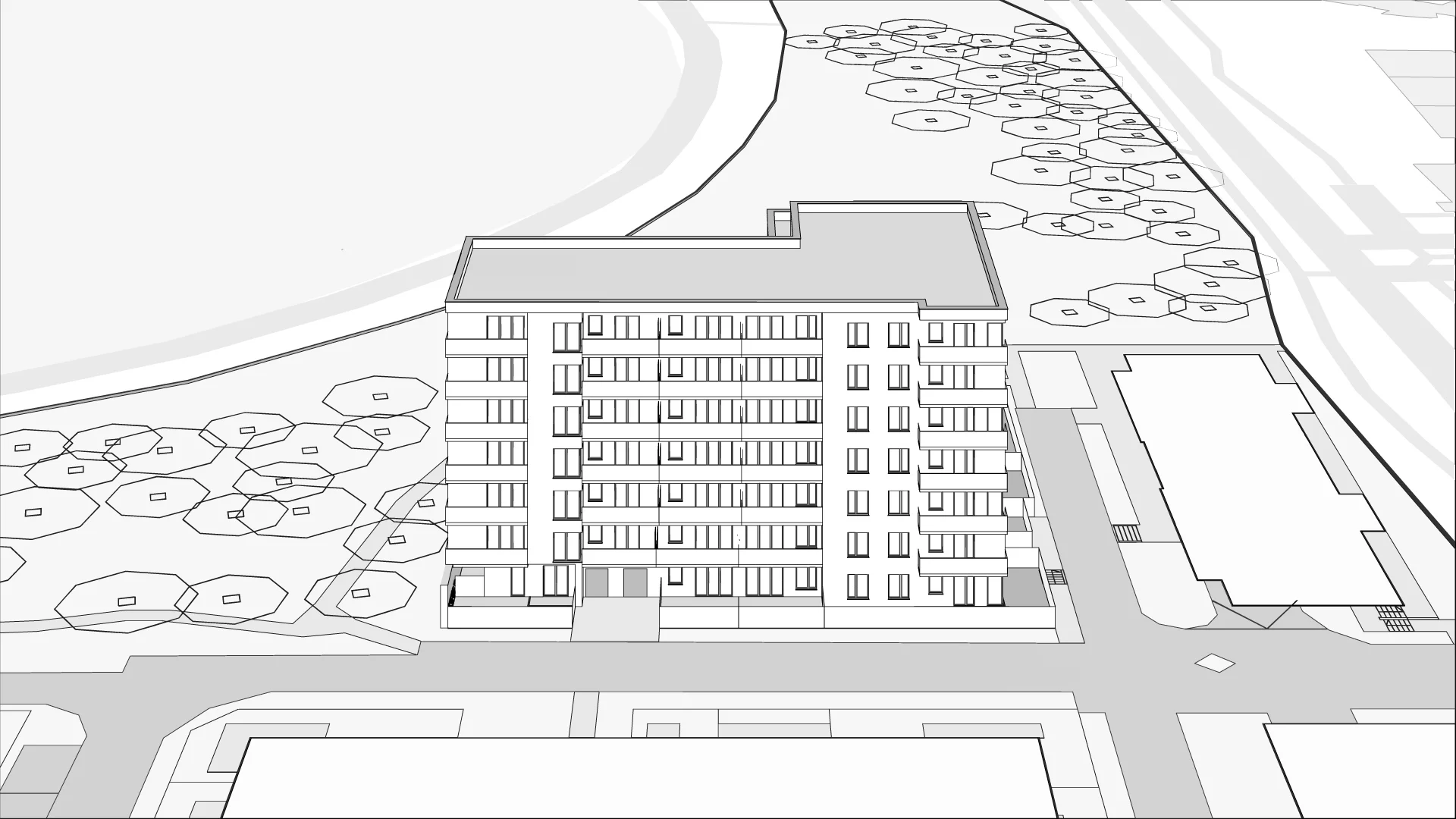 Wirtualna makieta 3D mieszkania 70.77 m², Ł/1