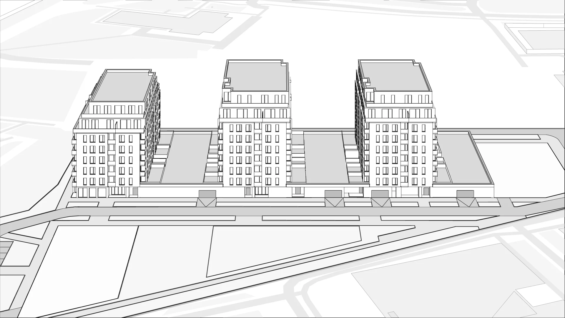 Wirtualna makieta 3D inwestycji DOKI Living - etap II