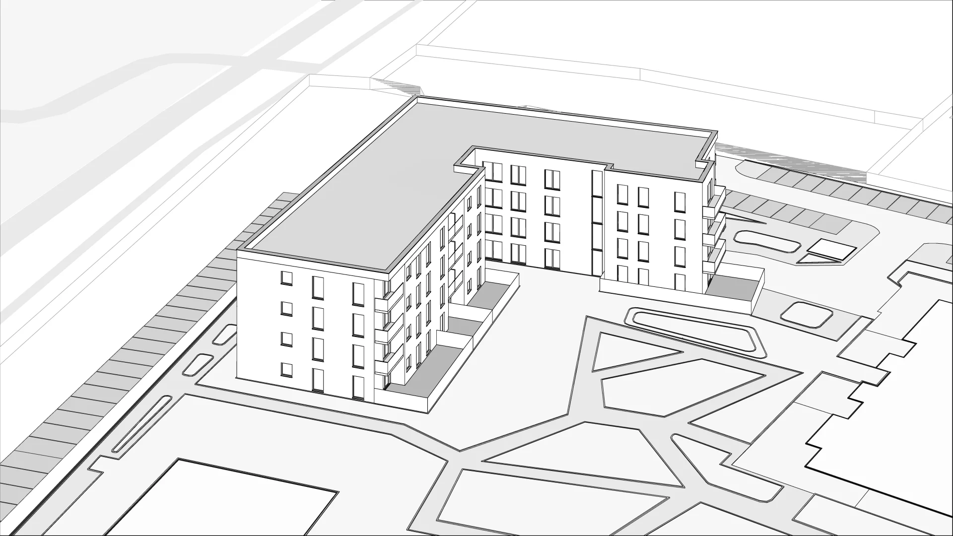 Wirtualna makieta 3D mieszkania 44.77 m², C8/17