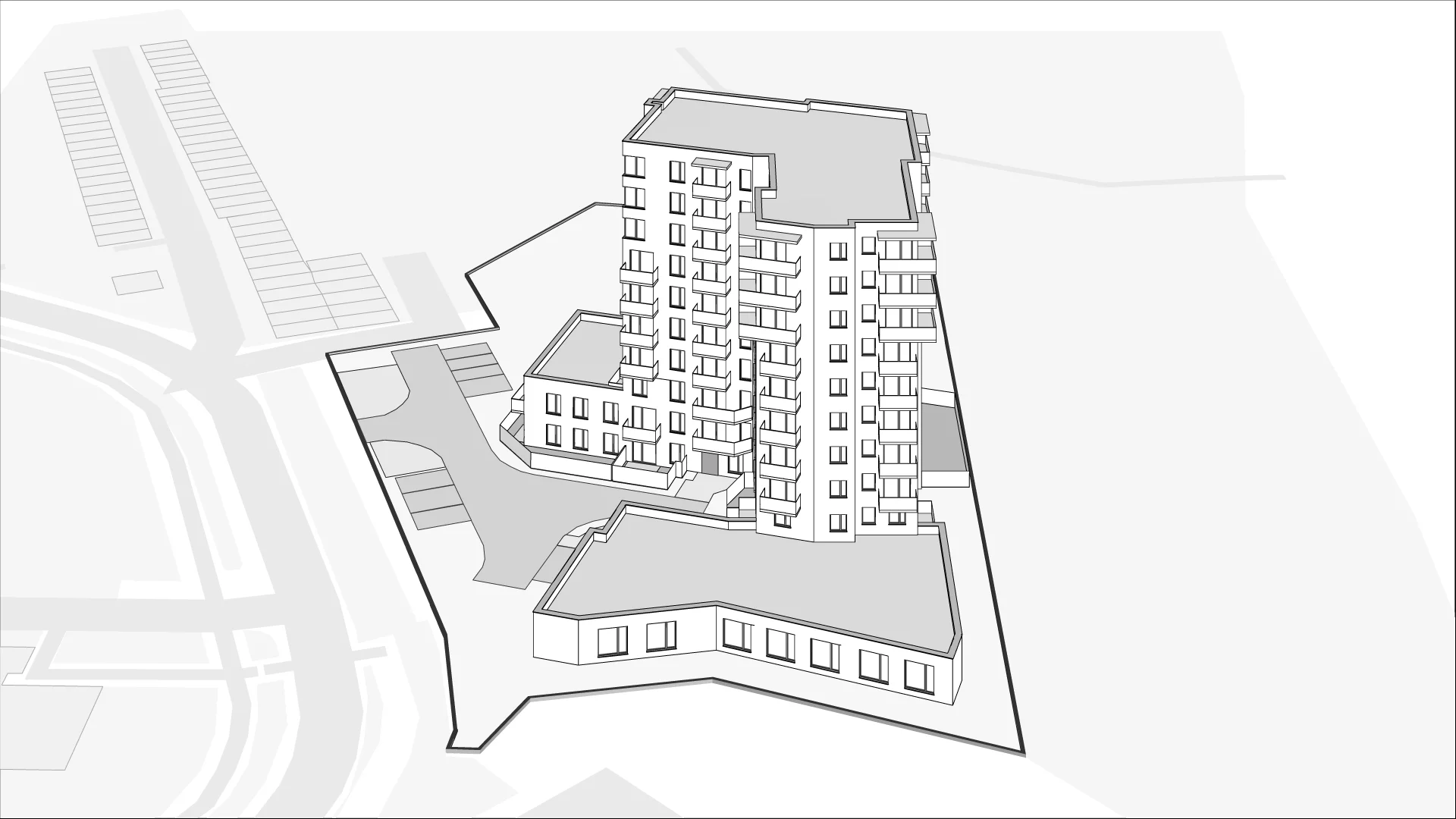 Wirtualna makieta 3D mieszkania 40.63 m², B1/66