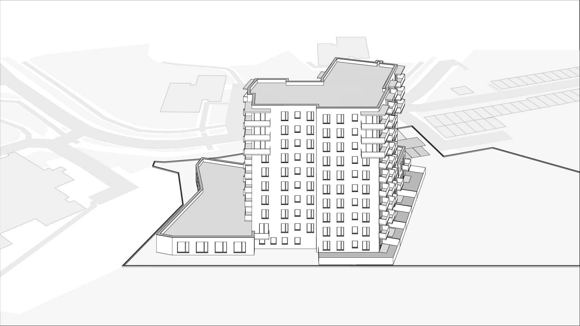 Wirtualna makieta 3D mieszkania 100.61 m², B1/72