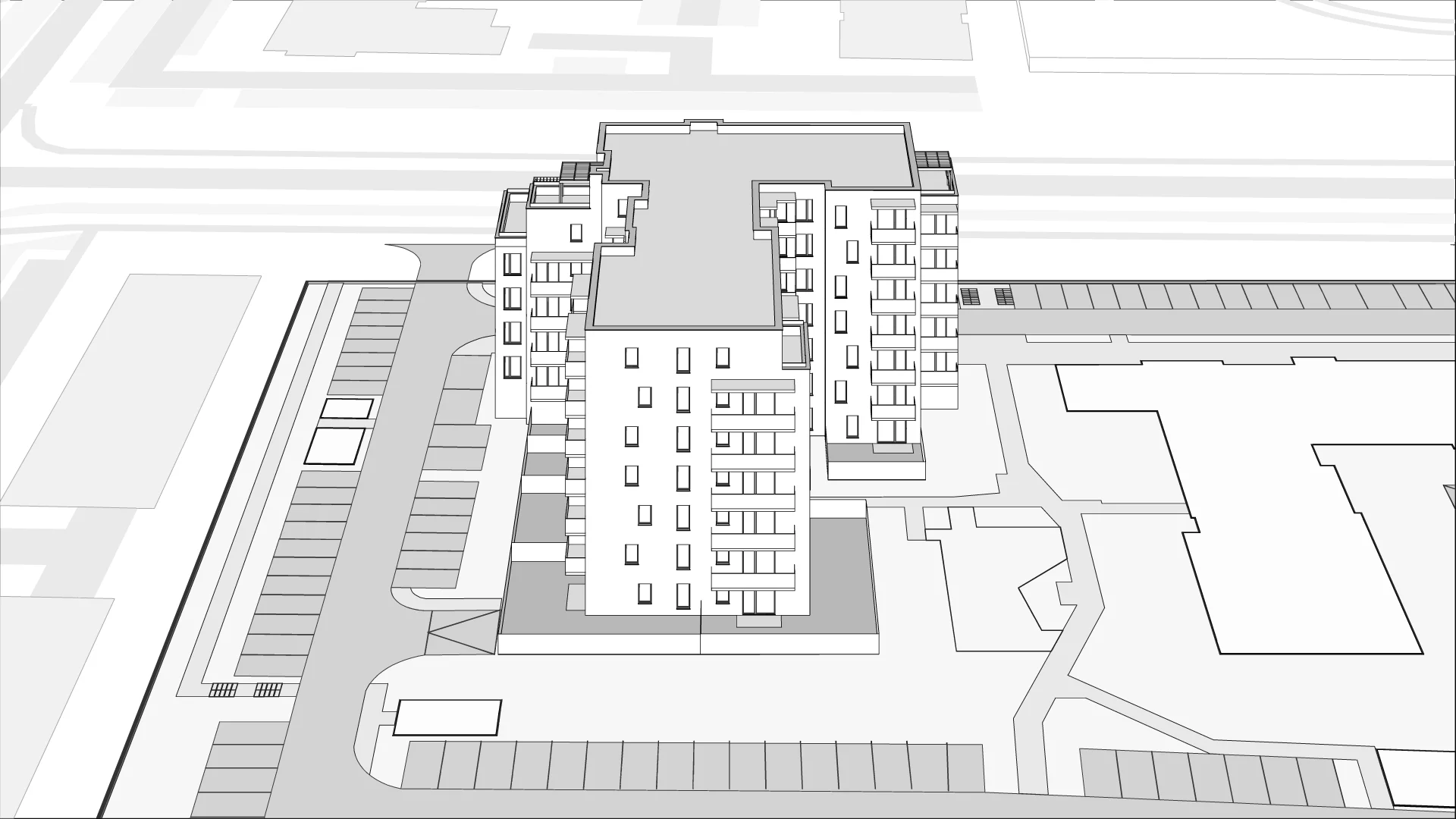 Wirtualna makieta 3D inwestycji Locus 2 - etap I