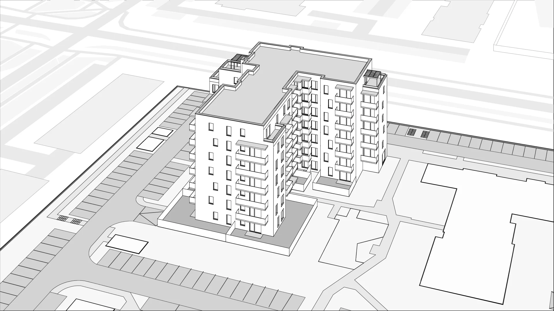 Wirtualna makieta 3D mieszkania 34.89 m², B1/4