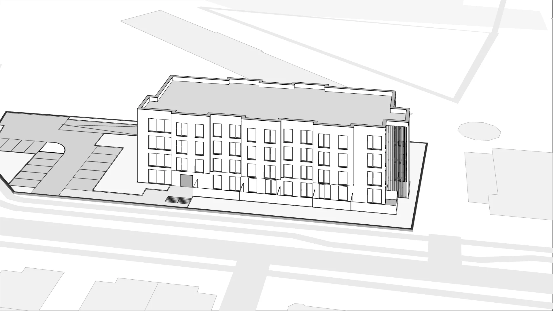Wirtualna makieta 3D apartamentu inwestycyjnego 32.54 m², 39