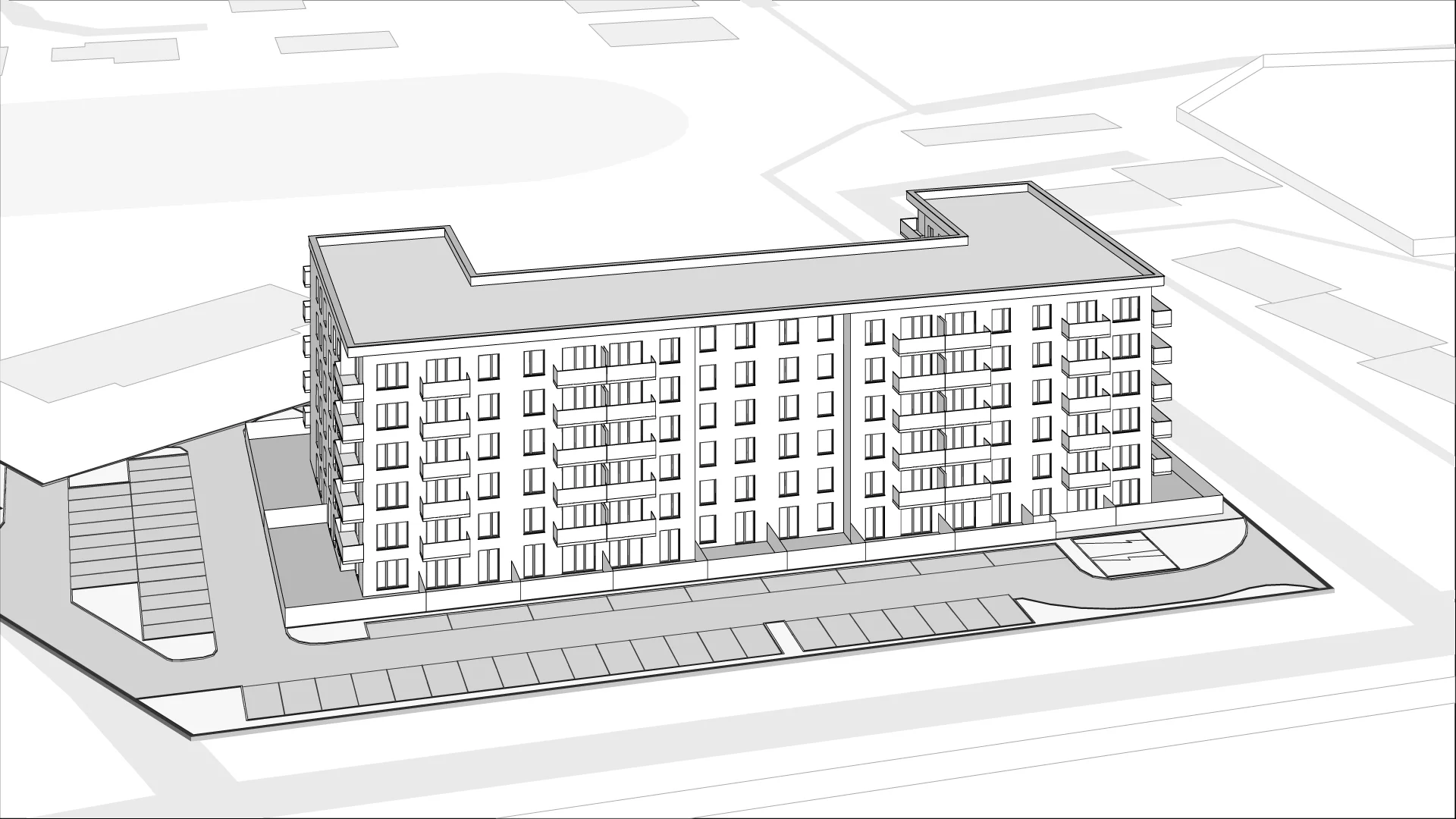 Wirtualna makieta 3D mieszkania 64.6 m², CZ1.B88