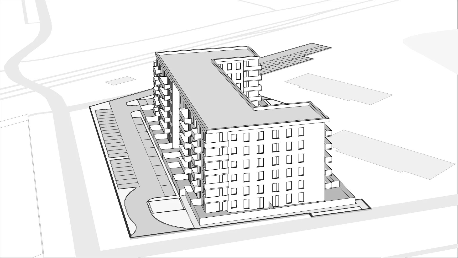 Wirtualna makieta 3D mieszkania 59.22 m², CZ1.B94