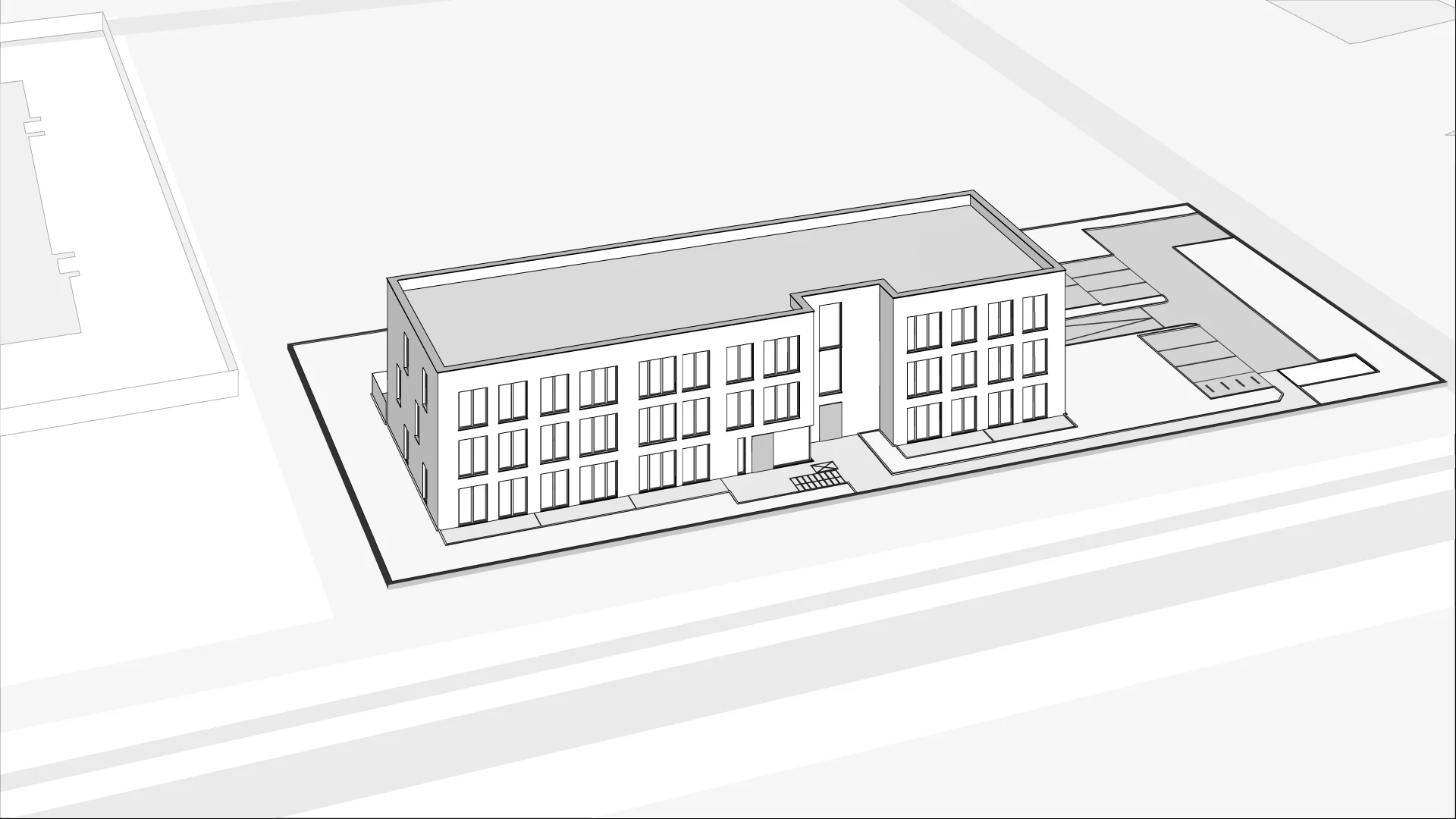 Wirtualna makieta 3D apartamentu inwestycyjnego 33.62 m², J8