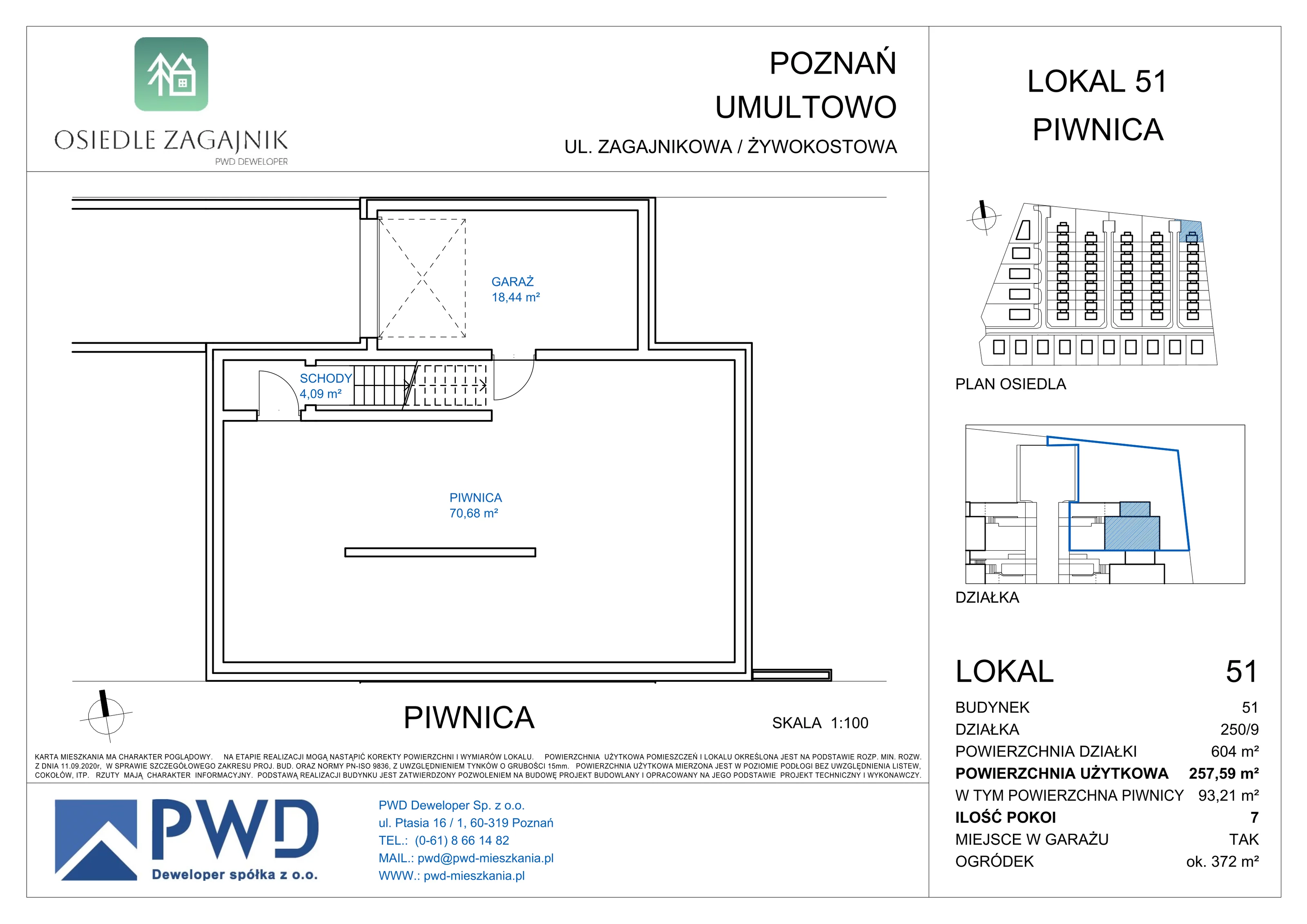 Dom 164,38 m², oferta nr 51, Osiedle Zagajnik - Domy, Poznań, Umultowo, Umultowo, ul. Zagajnikowa