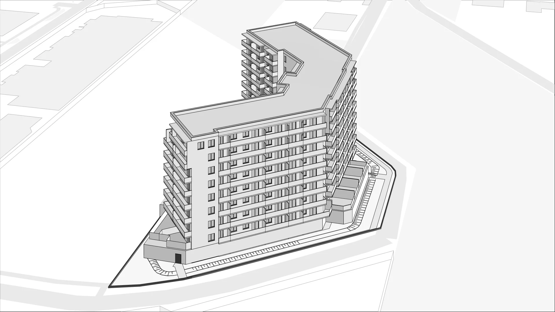 Wirtualna makieta 3D inwestycji Comfort City Szmaragd