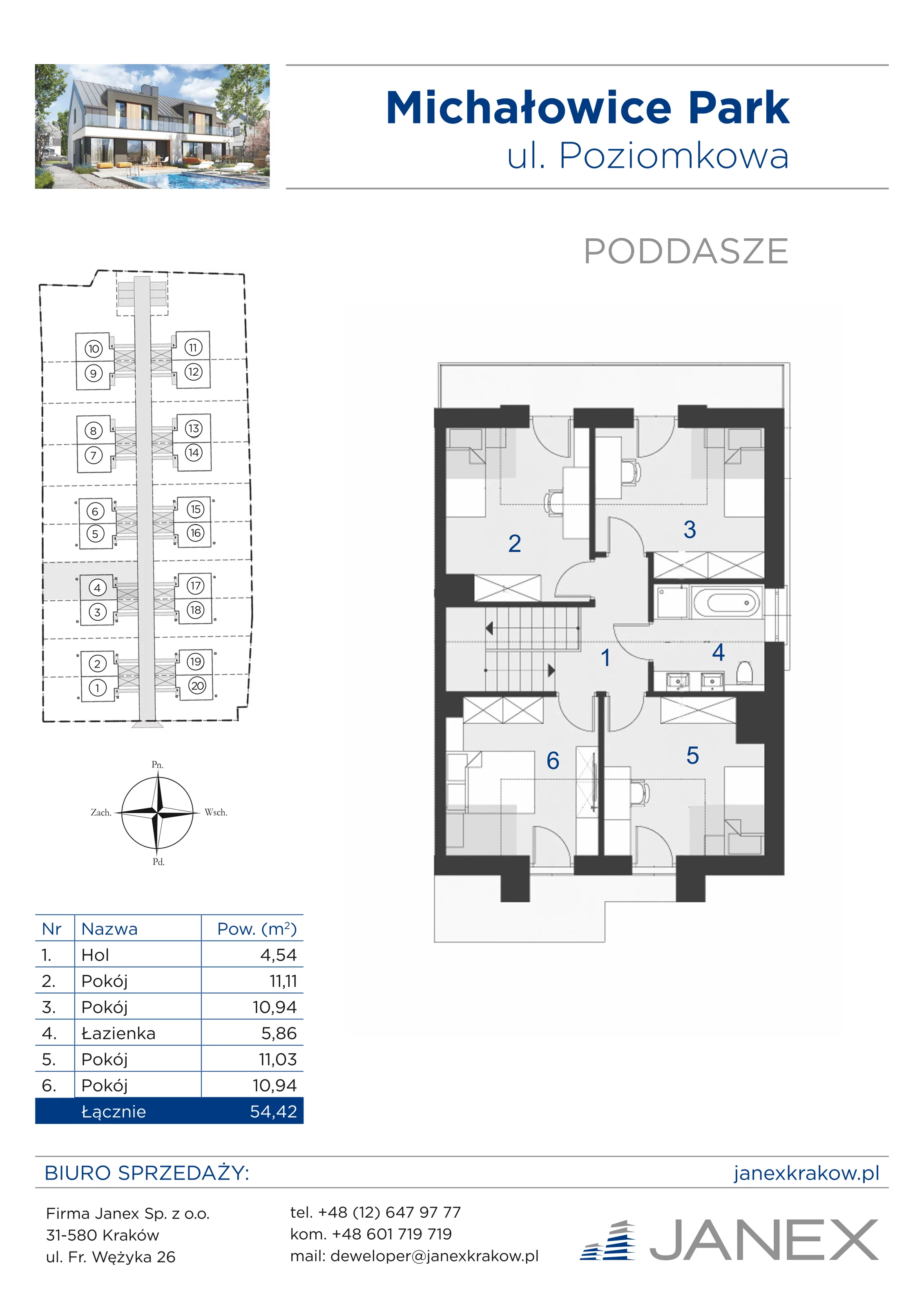 Dom 125,00 m², oferta nr 4, Michałowice Park II etap, Michałowice, ul. Poziomkowa