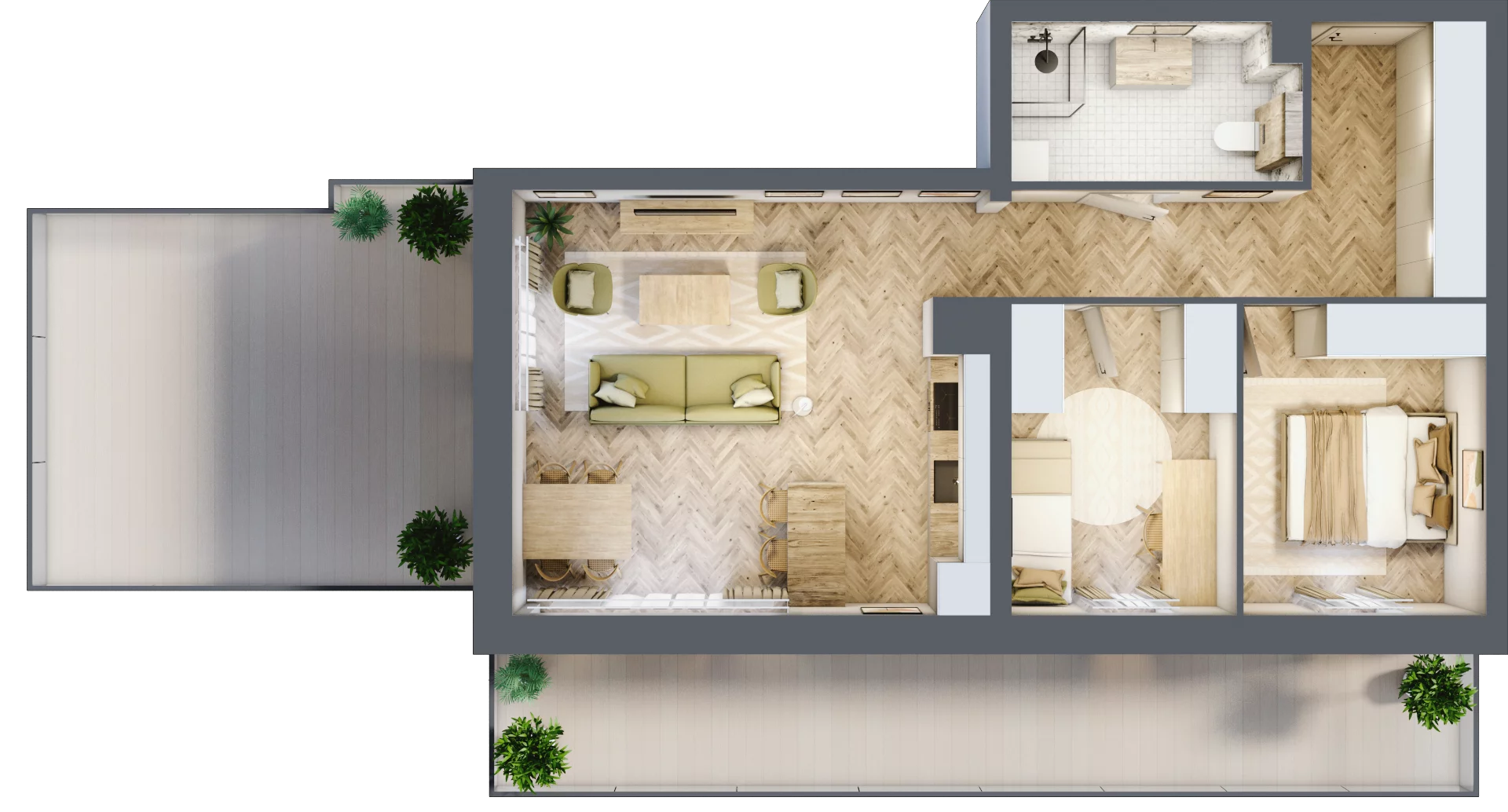 3 pokoje, mieszkanie 61,40 m², parter, oferta nr A03, Lwowska 14, Chorzów, ul. Lwowska 14
