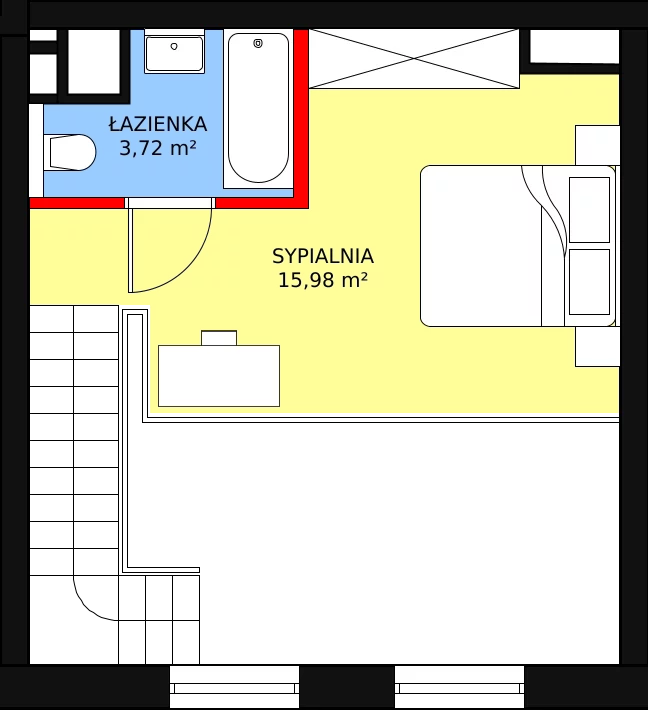 Mieszkanie 56,26 m², piętro 2, oferta nr 13, Sprzeczna 6, Warszawa, Praga Północ, Stara Praga, ul. Sprzeczna 6