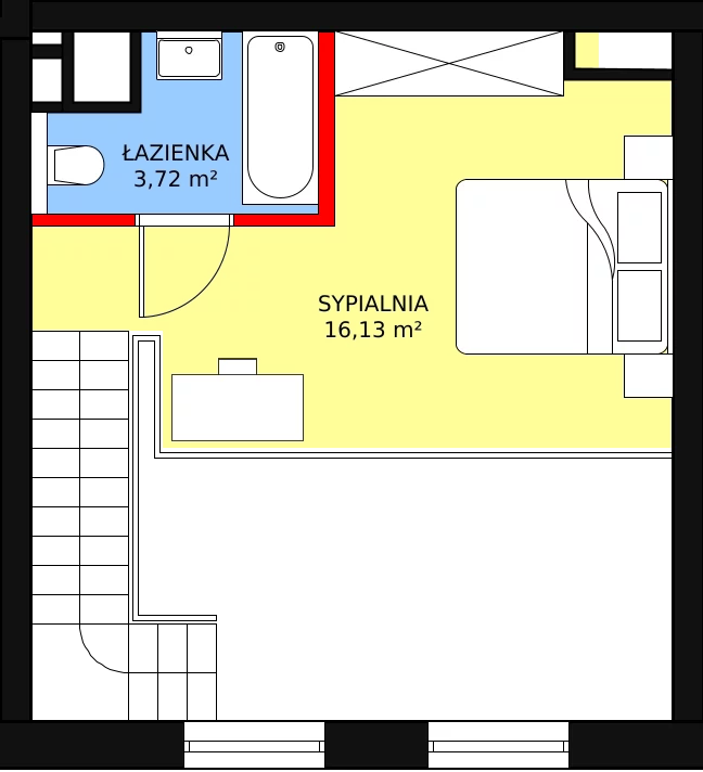 Mieszkanie 56,41 m², piętro 4, oferta nr 25, Sprzeczna 6, Warszawa, Praga Północ, Stara Praga, ul. Sprzeczna 6