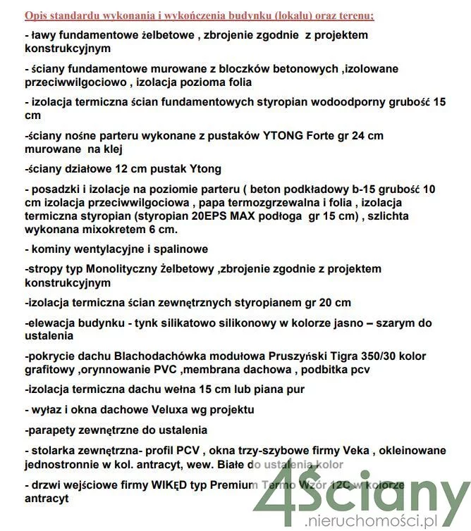 Dom 155,00 m², oferta nr , 7128/3098/ODS, Łosia Wólka