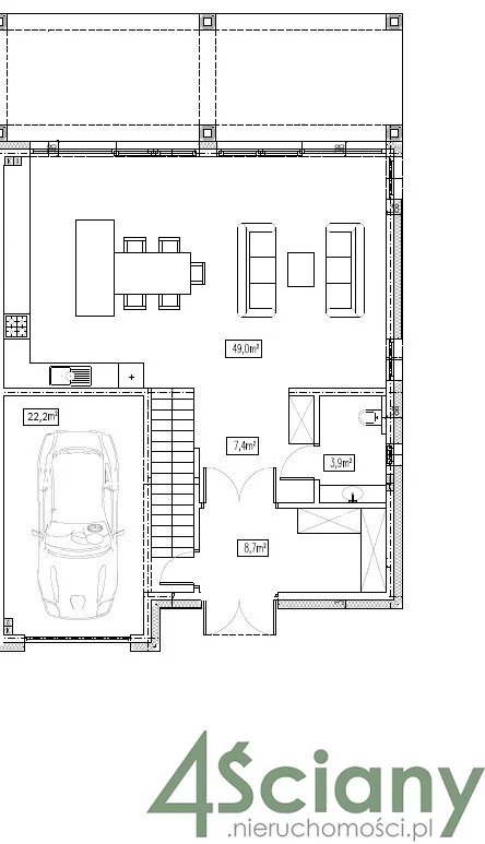 Dom 186,00 m², oferta nr , 6901/3098/ODS, Głosków