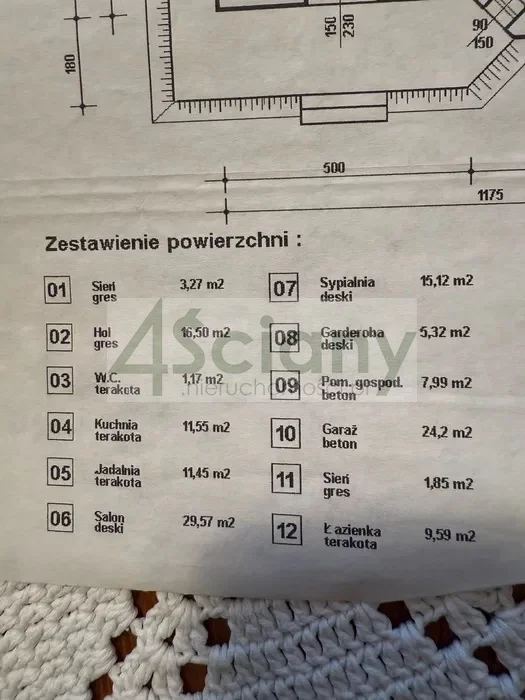 Dom 260,00 m², oferta nr , 7147/3098/ODS, Tłuszcz