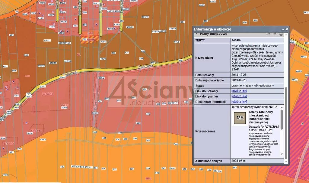 Działka 5 432,00 m², oferta nr , 10261/3098/OGS, Dębina