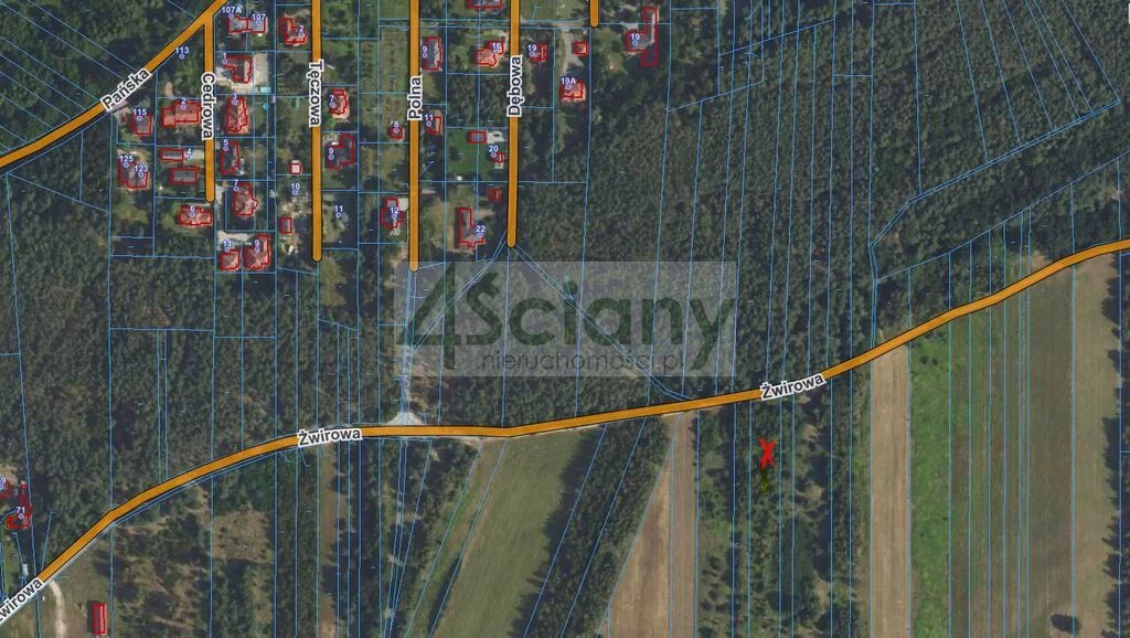 Działka 5 432,00 m², oferta nr , 10261/3098/OGS, Dębina