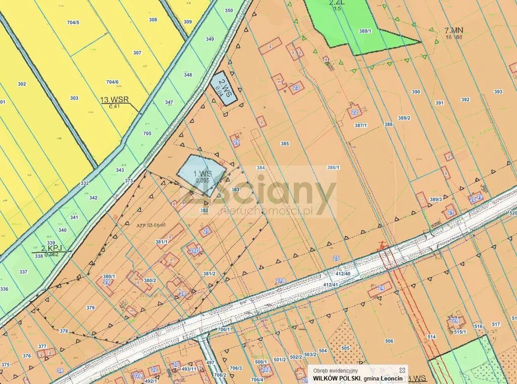 Działka 2 277,00 m², oferta nr , 10260/3098/OGS, Wilków Polski
