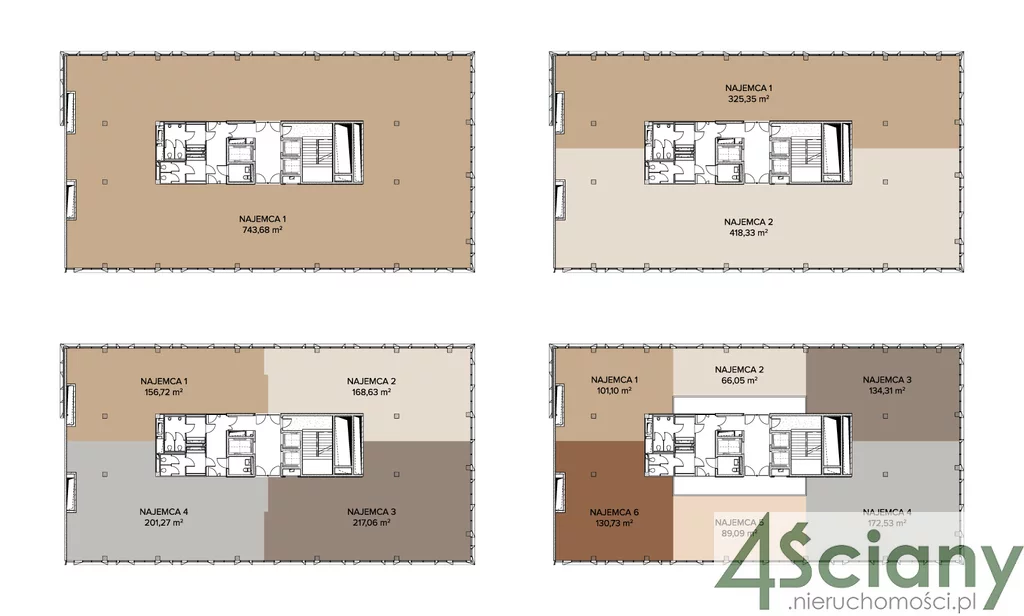 Lokal użytkowy 264,00 m², Warszawa, Mokotów, Wynajem