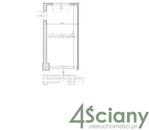 Biuro 17,17 m², Warszawa, Mokotów, Wynajem