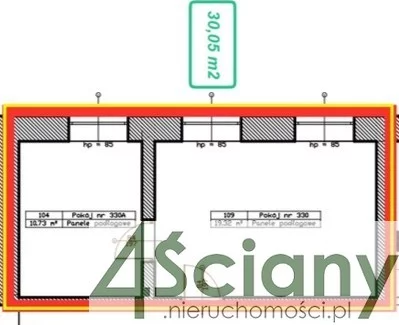 Biuro 30,05 m², oferta nr , 3525/3098/OLW, Warszawa, Mokotów, Mokotów