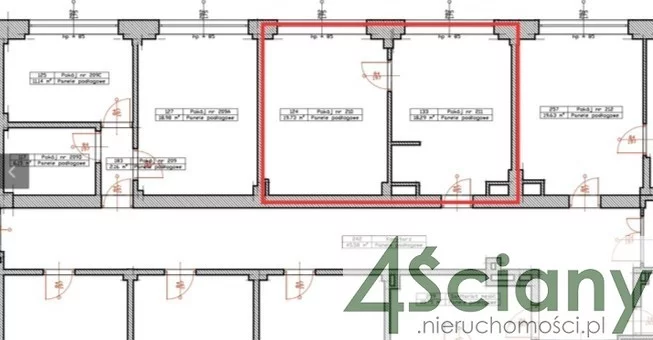 Biuro 39,00 m², Warszawa, Mokotów, Wynajem