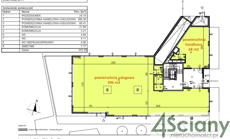 Biuro 187,00 m², oferta nr , 3338/3098/OLW, Warszawa, Mokotów, Mokotów