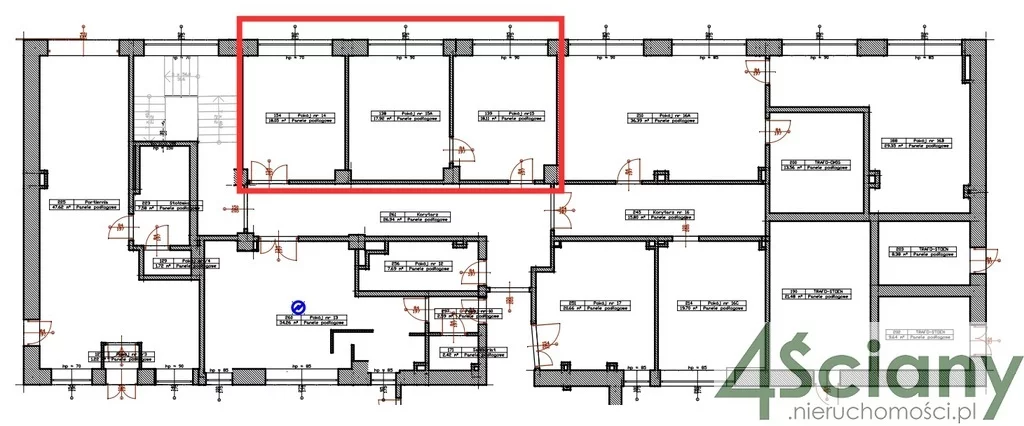 Biuro 36,03 m², Warszawa, Mokotów, Wynajem