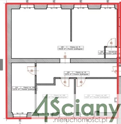 Biuro 110,84 m², Warszawa, Mokotów, Wynajem